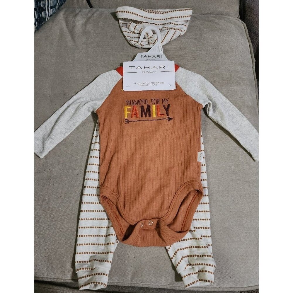 Tahari Baby 3-6 Mos Thanksgiving Outfit